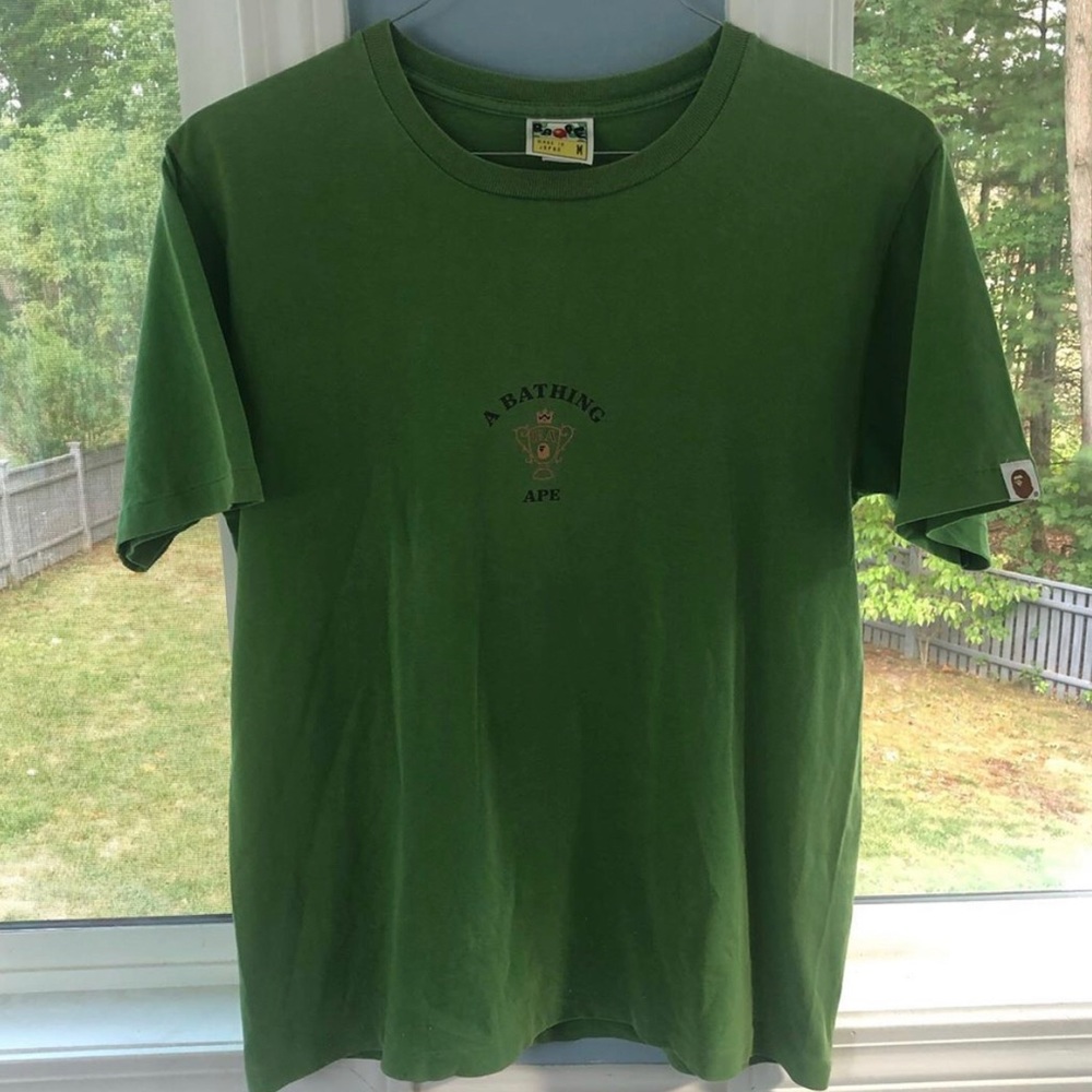 BAPE GREEN TROPHY TEE
